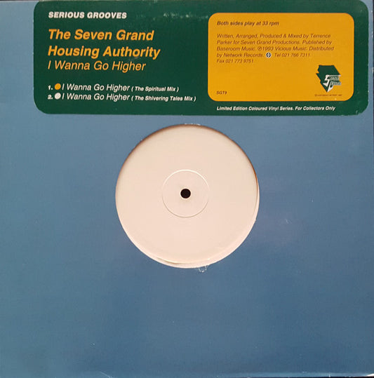 The Seven Grand Housing Authority* : I Wanna Go Higher (10", Ltd, W/Lbl, Yel)