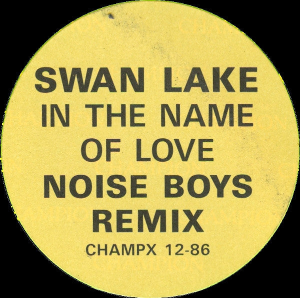 Swan Lake : In The Name Of Love (Noise Boys Remix) (12")