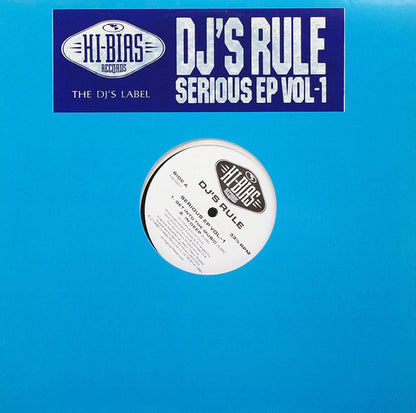 DJ's Rule : Serious EP Vol.-1 (12", EP)