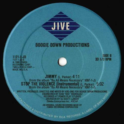 Boogie Down Productions : Stop The Violence (12", Single)