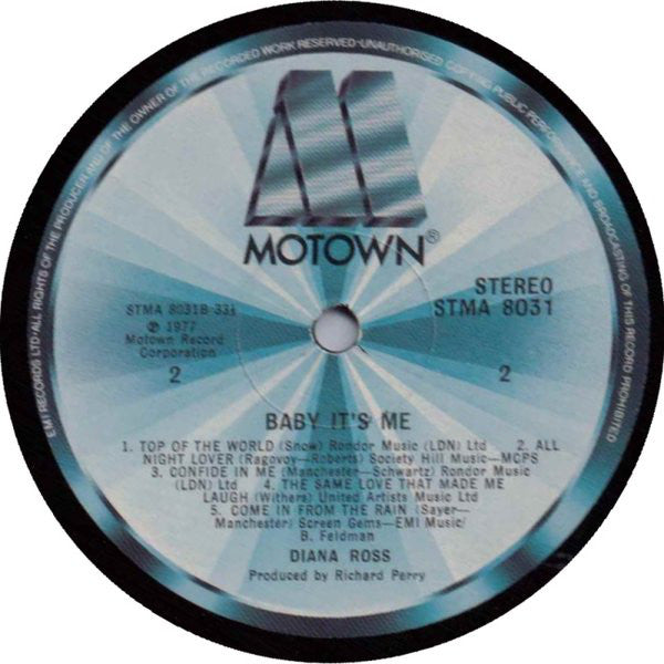 Diana Ross : Baby It's Me (LP, Album)