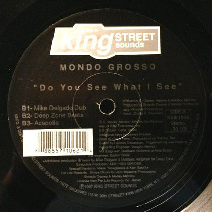Mondo Grosso : Do You See What I See (12")