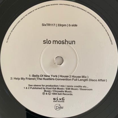 Slo Moshun : Help My Friend (12", Single)
