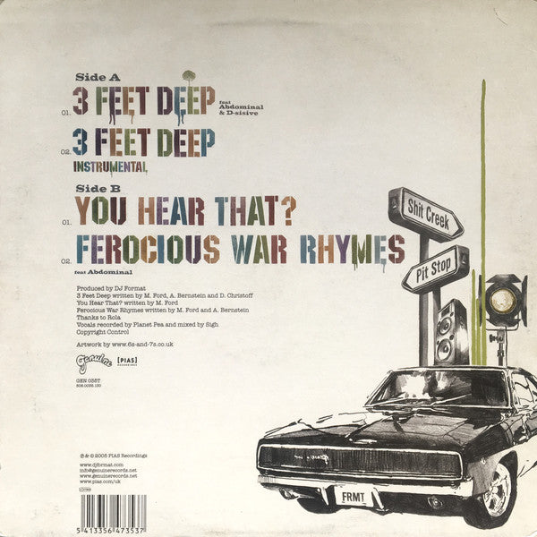 DJ Format : 3 Feet Deep (12")