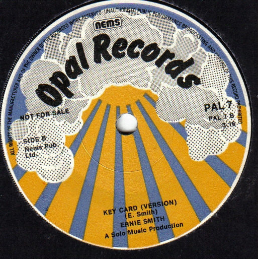Ernie Smith : Key Card (7", Single, Promo)