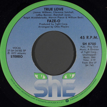 Faze-O : Riding High (7", Single, SP )
