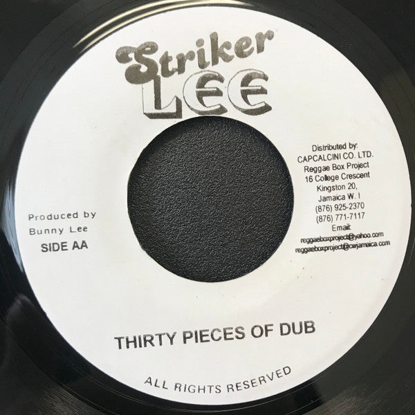 Barry Brown : Thirty Pieces Of Silver (7", RE)