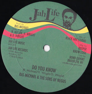Ras Michael & The Sons Of Negus : Do You Know (12")