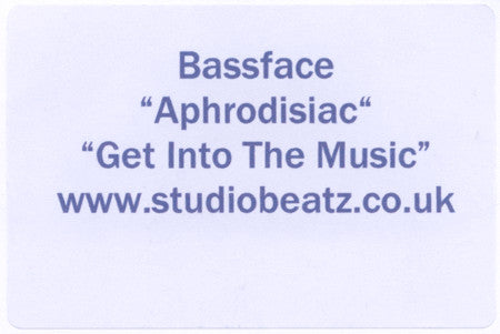 Bassface : Aphrodisiac / Get Into The Music (12", W/Lbl)