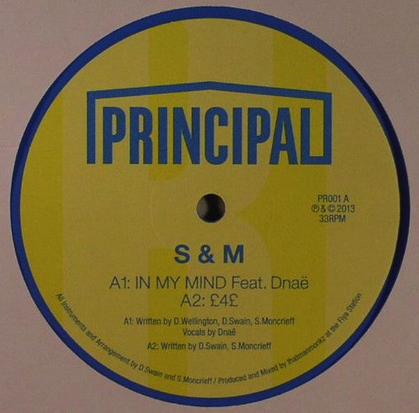 S & M (7) : In My Mind (12", Ltd, Blu)