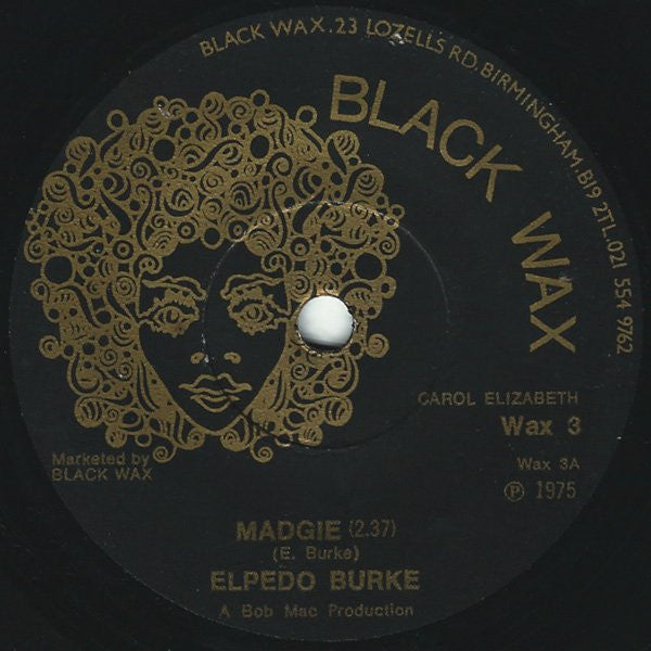 Elpedo Burke / The Mighty Cloud* : Madgie / Madgie Dub (7")