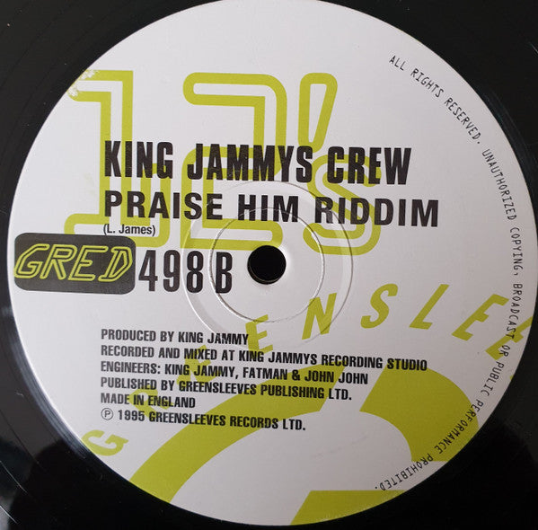 Frankie Paul, Turbo Belly, King Jammys Crew : Praise Him (12")