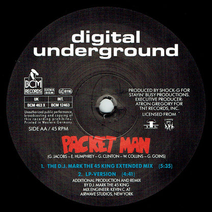 Digital Underground : Doowutchyalike (Remix) / Packet Man (12")