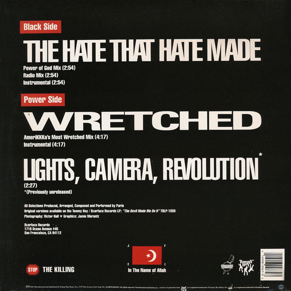 Paris (2) : The Hate That Hate Made (12")