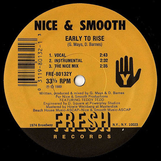 Nice & Smooth : More & More Hits (12")