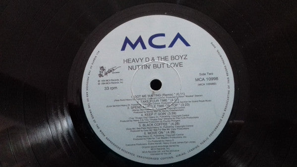 Heavy D. & The Boyz : Nuttin' But Love (LP, Album)