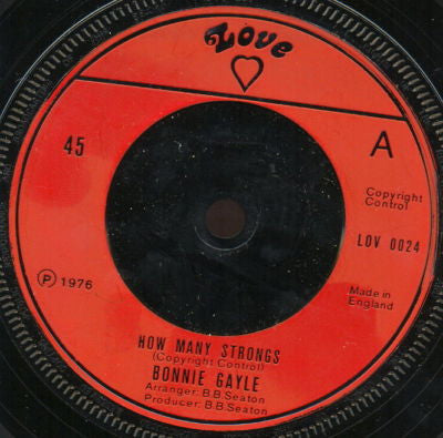 Bunny Gale : How Many Strongs (7")