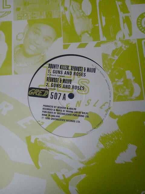 Bounty Killer, Anthony Red Rose & Anthony Malvo Crew : Guns And Roses (12")