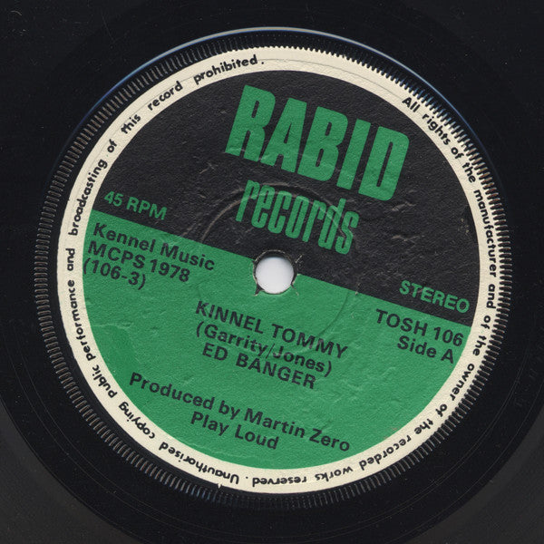 Ed Banger : Kinnel Tommy (7")