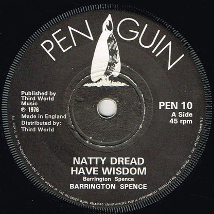 Barrington Spence / Drumm Slide : Natty Dread Have Wisdom (7")