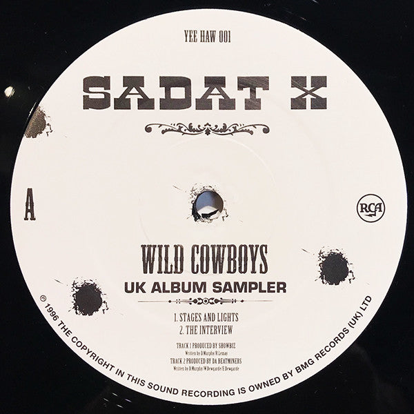 Sadat X : Wild Cowboys UK Album Sampler (12", Promo, Smplr)