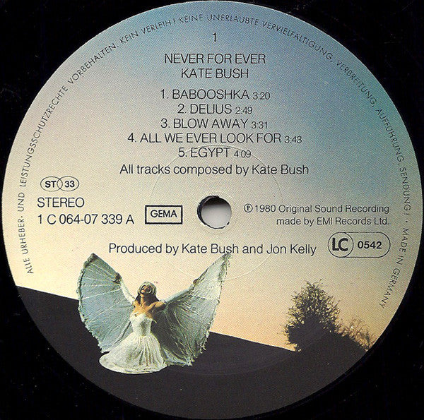 Kate Bush : Never For Ever (LP, Album)