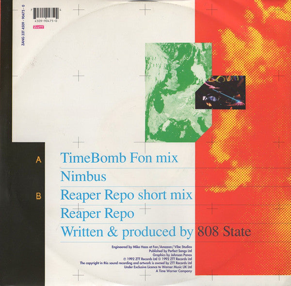 808 State : TimeBomb / Nimbus (12")