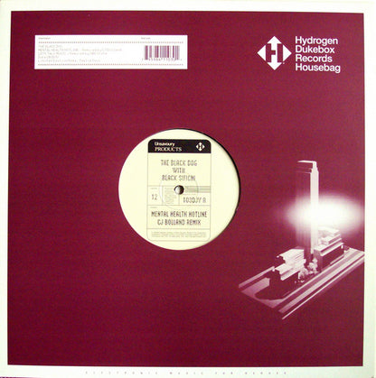 The Black Dog With Black Sifichi : Mental Health Hotline / Let's Talk Music (12", Ltd, Promo)