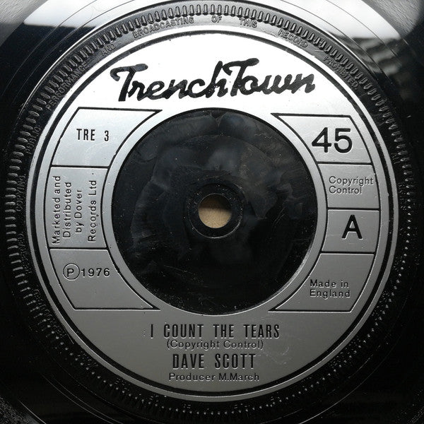 David Scott (14) / Scotty (2) : I Count The Tears / Count The Skank (7")