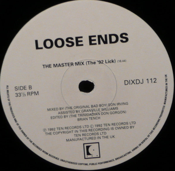Loose Ends : A Little Spice (Gang Starr Remix) (12")