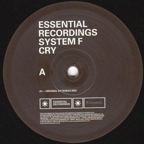 System F : Cry (12")
