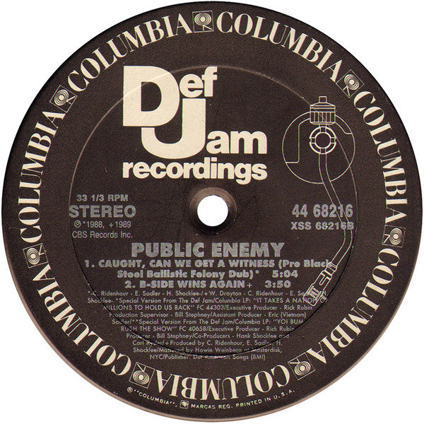 Public Enemy : Black Steel In The Hour Of Chaos (12")