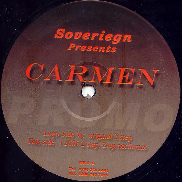 Sovereign : Carmen (12", Promo)
