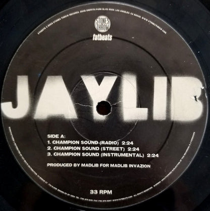 Jaylib : Champion Sound / Strip Club (12", Single)