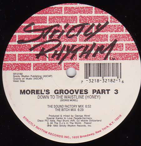 George Morel : Morel's Grooves Part 3 (12")