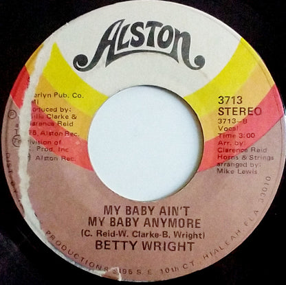 Betty Wright : Where Is The Love (7", Single)