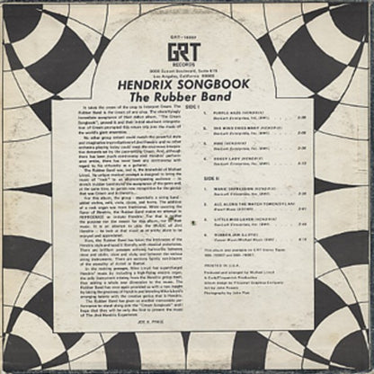 The Rubber Band : Hendrix Songbook (LP, Album)