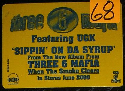 Three 6 Mafia : Sippin' On Da Syrup (12", Promo)