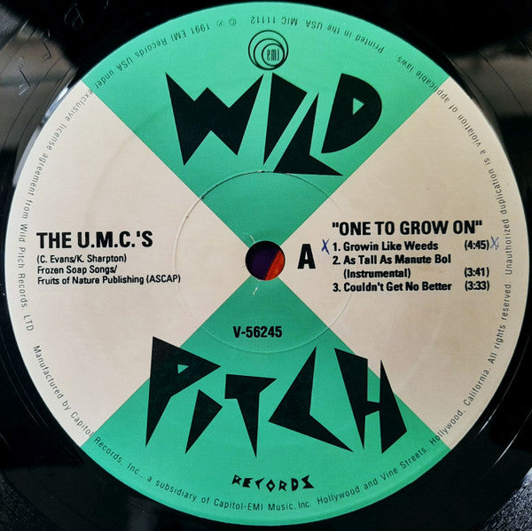 The U.M.C.'s!* : One To Grow On (12")