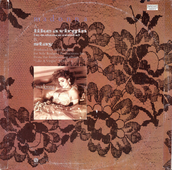 Madonna : Like A Virgin (U.S. Dance Remix) / Stay (12", Single)