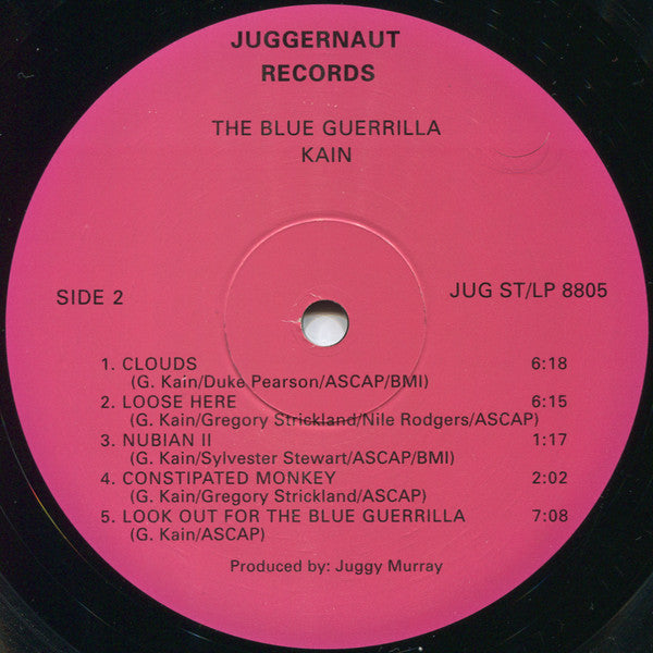 Gylan Kain : The Blue Guerrilla (LP, Album, RP)