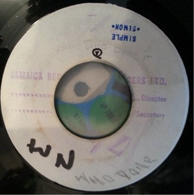 Jackie Mittoo : Who Done It / Freak Out (7", W/Lbl)