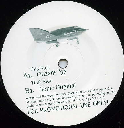 Disco Citizens : Footprint (12", Promo)