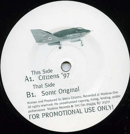 Disco Citizens : Footprint (12", Promo)