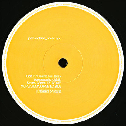James Holden : One For You (12")