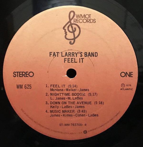 Fat Larry's Band : Feel It (LP, Album, PRC)