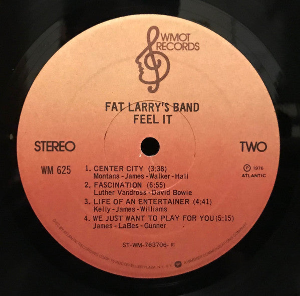 Fat Larry's Band : Feel It (LP, Album, PRC)