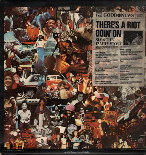 Sly & The Family Stone : There's A Riot Goin' On (LP, Album + 7", Promo)