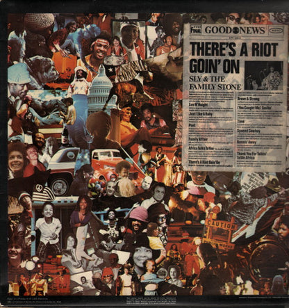 Sly & The Family Stone : There's A Riot Goin' On (LP, Album + 7", Promo)