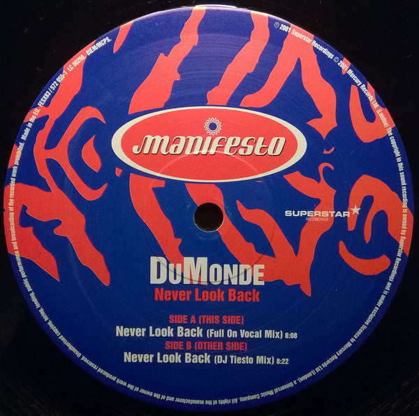 JamX + De Leon* Present DuMonde : Never Look Back (12")